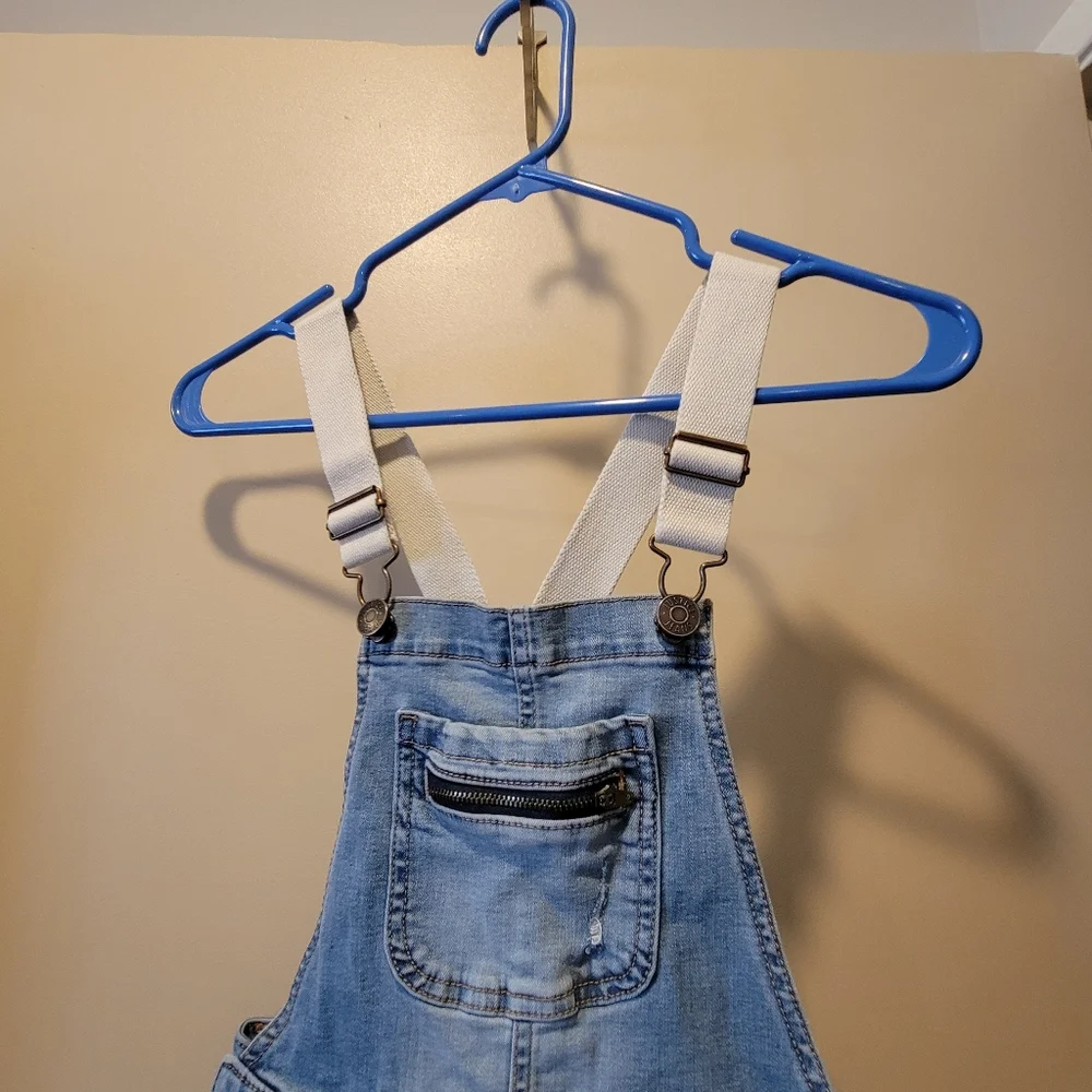 🏖EUC~ JUSTICE DENIM SHORTALLS